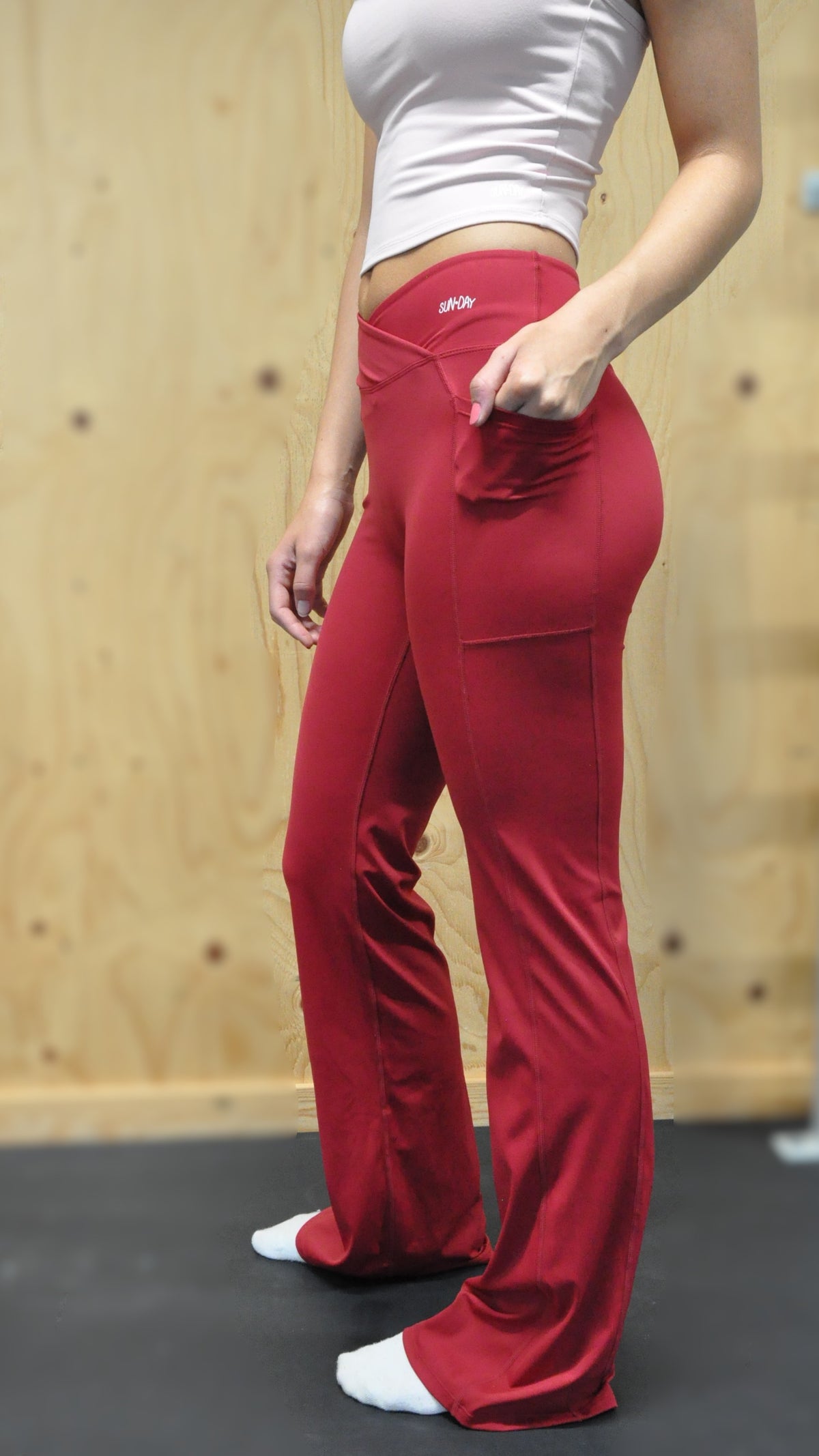 V-shape Flare Tights